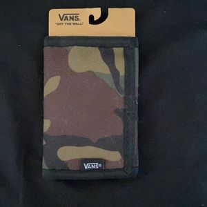 camo vans wallet